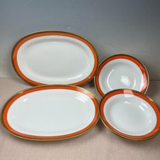 Set di 5 piatti da zuppa ovale