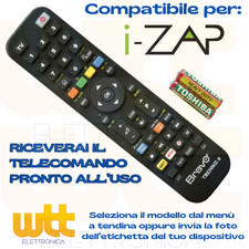 TELECOMANDO UNIVERSALE per DECODER SAT e DIGITALE i-ZAP iZAP SCEGLI MODELLO