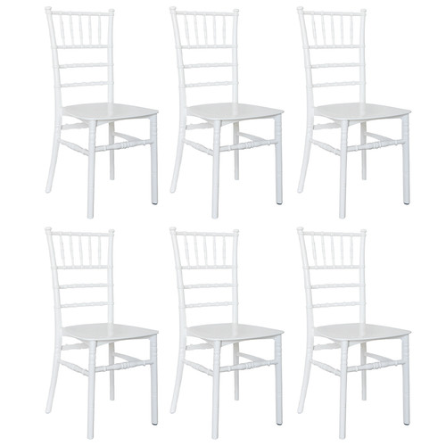 Set sedie chiavari bianca - set,