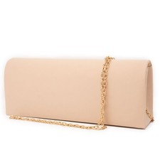 Pochette in raso color crema