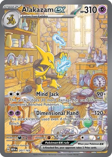 Alakazam 201 165 - ex,