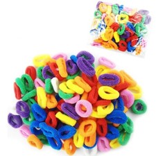 SET OF 50 COLORED HAIR ELASTIC