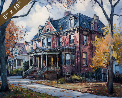 Buffalo luxurious home - , oil