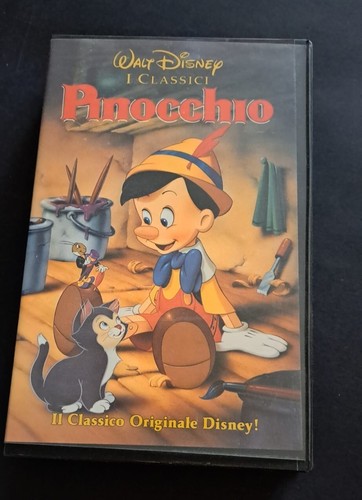 Vhs pinocchio disney originale - disney,