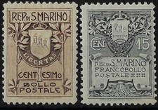1907 San Marino Stemma -