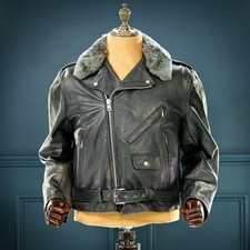 Giacca pelle vintage anni 60