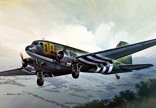 Italeri kit aereo c 47 - kit,