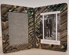 Portafoto in tela e carta 17 X