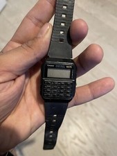 Mens Casio WR CA53W 320B Wrist Watch / Calculator / Alarm / Chronograph