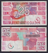 Banconota Olanda 25 gulden