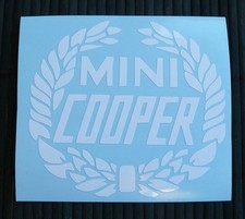 adesivo Mini Cooper auto vetro