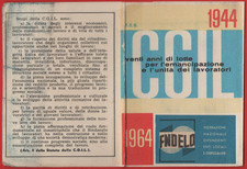 TESSERA SINDACATO ANNO 1964