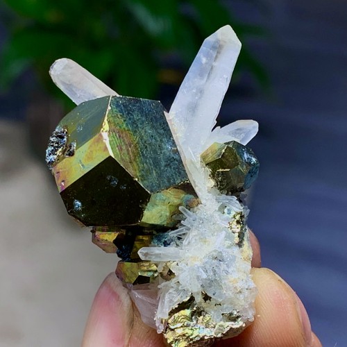 31g calcopirite colorata - calcopirite,