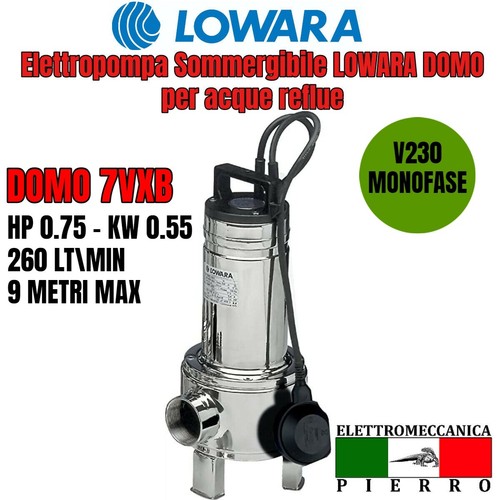 Domo 7vx lowara elettropompa - domo,