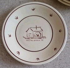 MULINO BIANCO 1979 PIATTO COLAZIONE SANGALLO SCRITTA LUNGA DIAM. 20 CM PERFETTO!