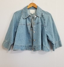 Giacca denim Zara blu manica
