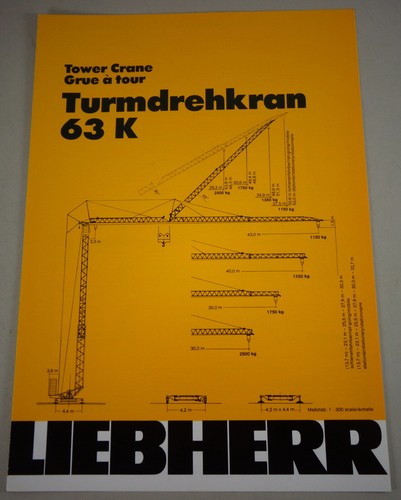 Scheda dati liebherr gru - scheda, "gru