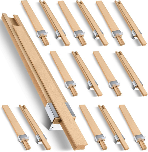 Guias cajon madera pulgadas - guias,