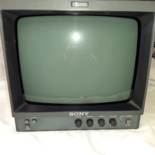 Sony PVM-97 CRT monitor video 9"". Analogico monocromatico B/N.  120V
