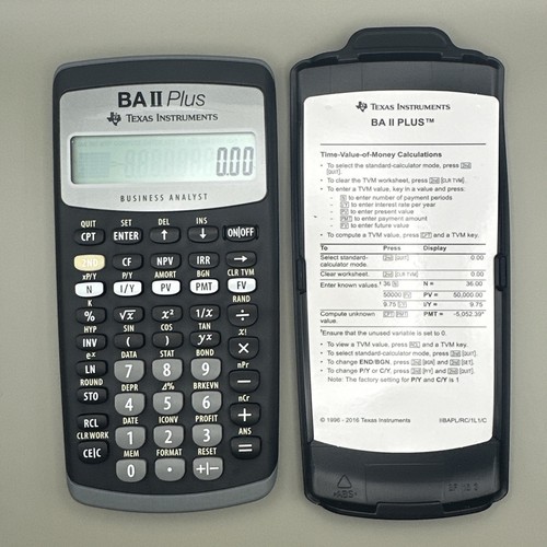 Texas instruments - instruments, (ba-ii