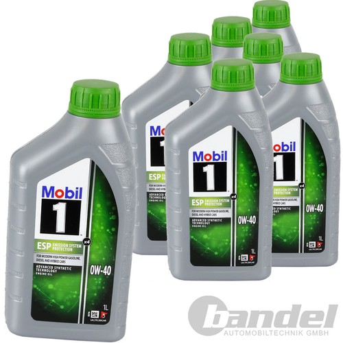 Olio motore 7x1l mobil esp - 7x1l,
