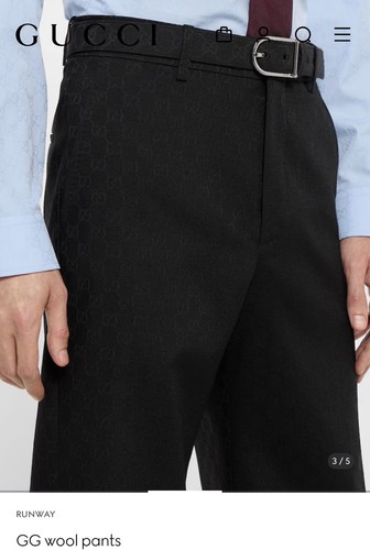 Pantalone gucci lana - gucci,