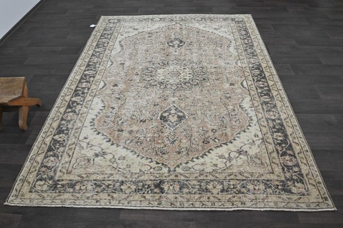 Tappeto vintage turco oushak - vintage,