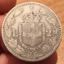 Moneta 2 Lire 1885, Umberto I