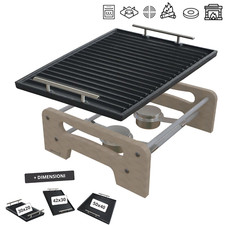 Bistecchiera in Ghisa smaltata