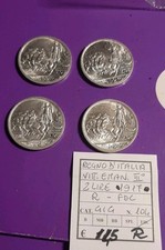  VITTORIO EMANUELE II ARGENTO 2 LIRE  1914/1917 SERIE COMPLETA QUADRIGA qFDC/FDC