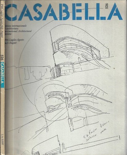 Casabella 526 rivista - casabella,