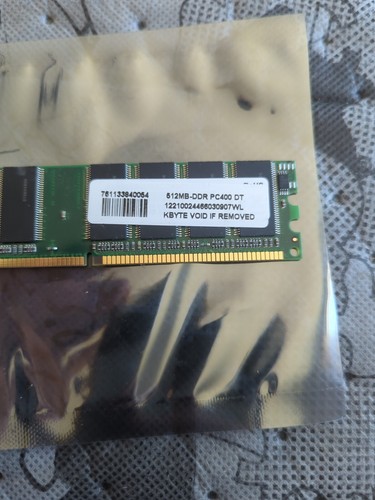 Kbyte 512mb ddr pc400 - ddr,