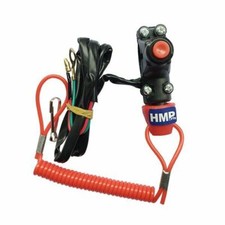 HMParts Pocketbike Minimoto Minicross Miniquad Interruttore di emergenza 2 tempi con strappo