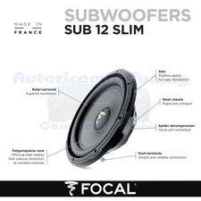 FOCAL SUB12 SLIM Subwoofer da