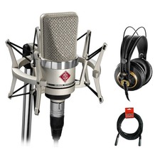 Neumann TLM-102 Set da studio microfono a condensatore con cuffie e cavo AKG K 240