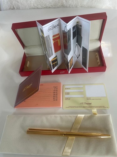 Dupont gold ballpoint - dupont,