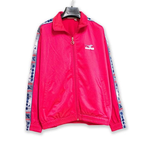Felpa diadora vintage rosa - diadora, con