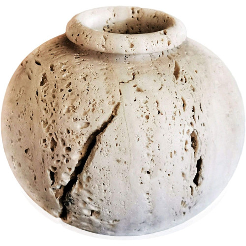 Vaso classico travertino - vaso, in