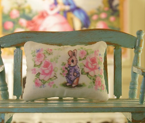 Cuscino miniatura casa - miniatura,