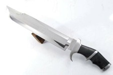 COLTELLO MACHETE BOWIE 23" PERSONALIZZATO FATTO A MANO STRUMENTO D2 ACCIAIO CACCIA PREDATORE FULL TANG