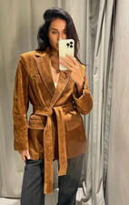 ZARA BLAZER 100% PELLE
