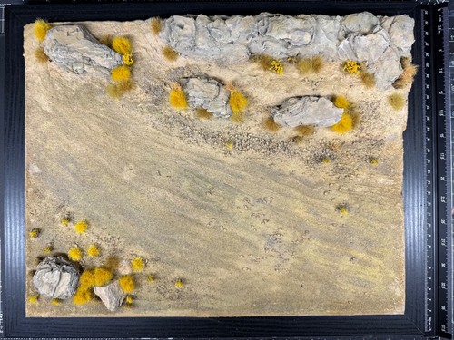 Diorama desert arid track - arid,