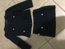 ORIGINAL MARINS COMPLETO GONNA GIACCA JACKET BIMBA BAMBINA TAG SIZE 4 ANNI