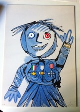 Enrico Baj- serigrafia prova