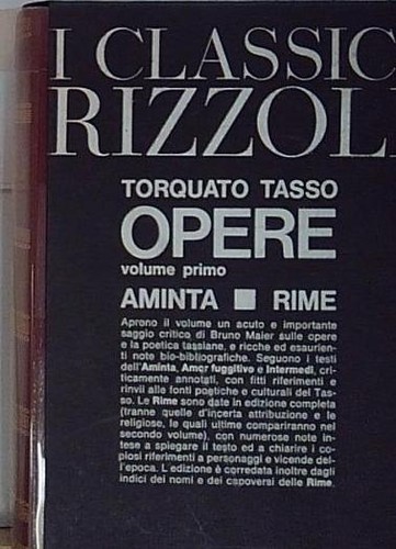 Tasso opere volume primo - opere,