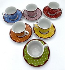 Raro set 6 tazze e piattini