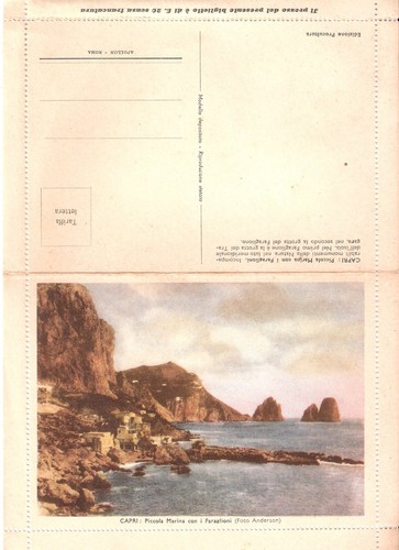 Biglietto postale doppio - biglietto,