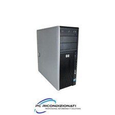 PC Computer fisso HP Z400 CPU XEON RAM 8 GB SSD 120 GB HDD 500 GB SCHEDA VIDE...