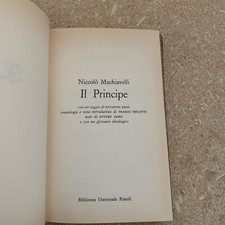 Libro Il principe di Niccolo Machiavelli Biblioteca Rizzoli