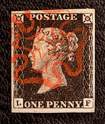 Sg2 penny black plate 4 - black,